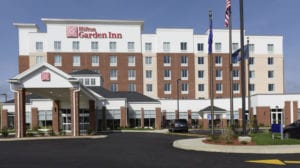 Hilton Garden Inn Building contracted and designed by Leonard Fiore