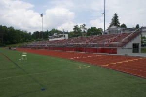Pine Bowl Stadium Building contracted and designed by Leonard Fiore