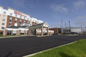 Hilton Garden Inn Building contracted and designed by Leonard Fiore