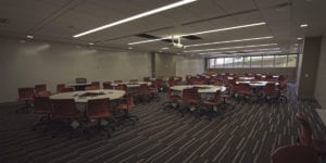 Humanities & Social Services Building contracted and designed by Leonard Fiore