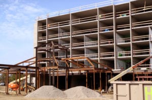 Hilton Garden Inn Building contracted and designed by Leonard Fiore