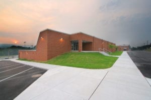 Claysburg Kimmel Jr and Sr High School Building contracted and designed by Leonard Fiore