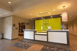 Hilton Garden Inn Building contracted and designed by Leonard Fiore
